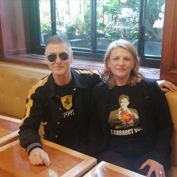 Eliane et Etienne Daho au Café de Flore